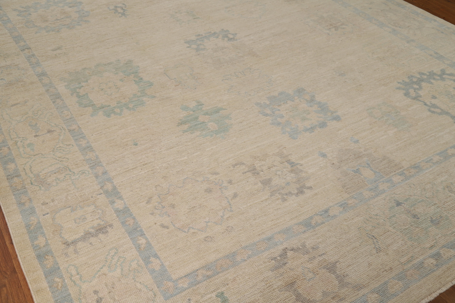 Vegetable Dye Wool Oushak Turkish Area Rug 8x10