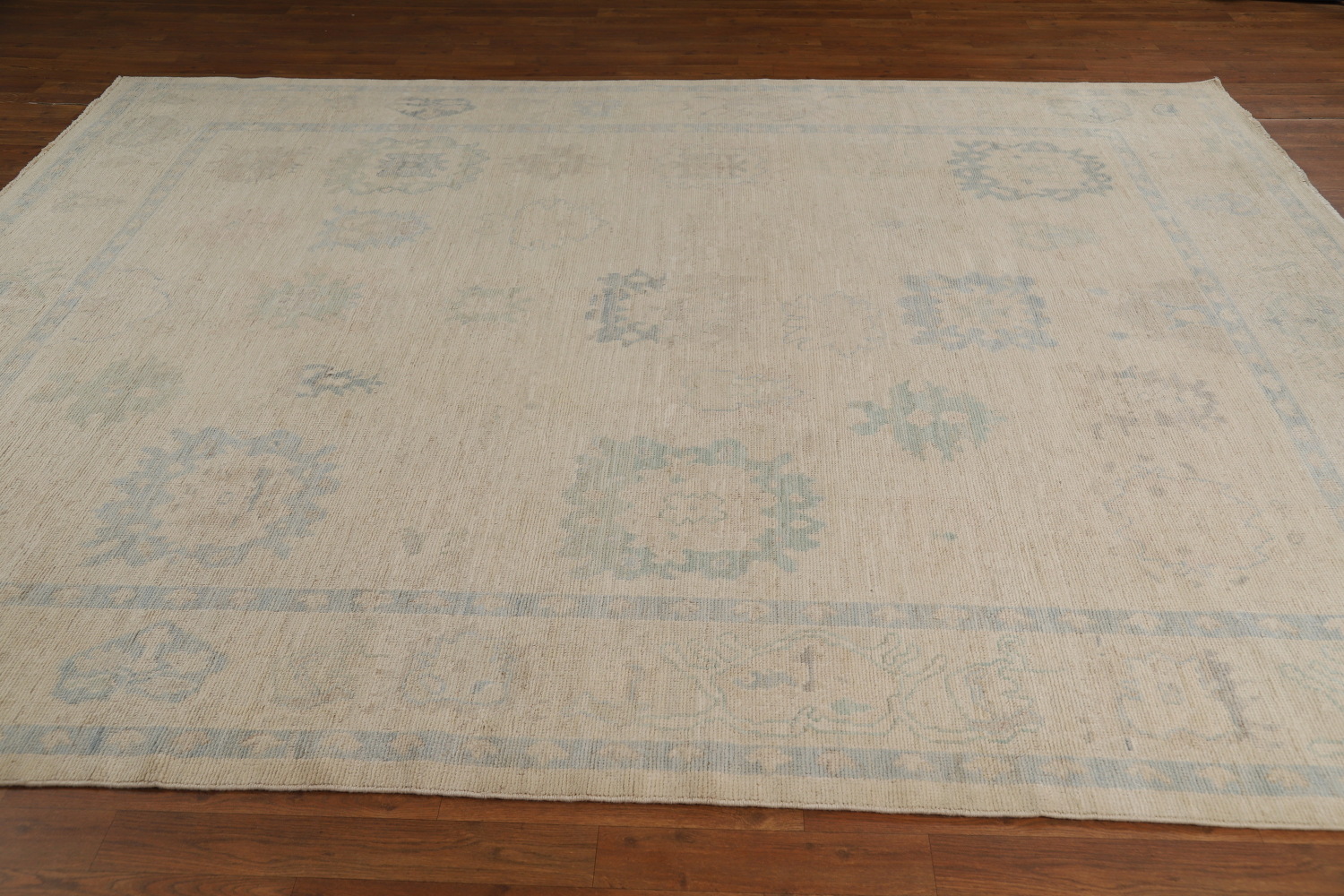 Vegetable Dye Wool Oushak Turkish Area Rug 8x10