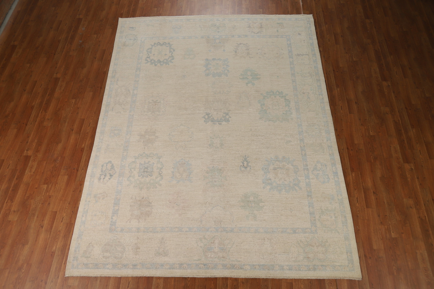 Vegetable Dye Wool Oushak Turkish Area Rug 8x10