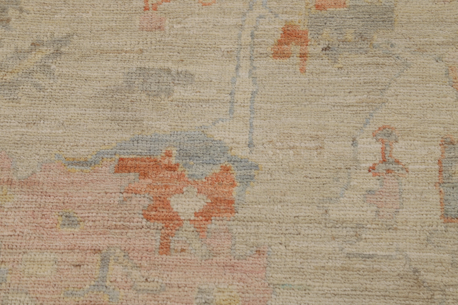 Vegetable Dye Oushak Turkish Area Rug 7x10