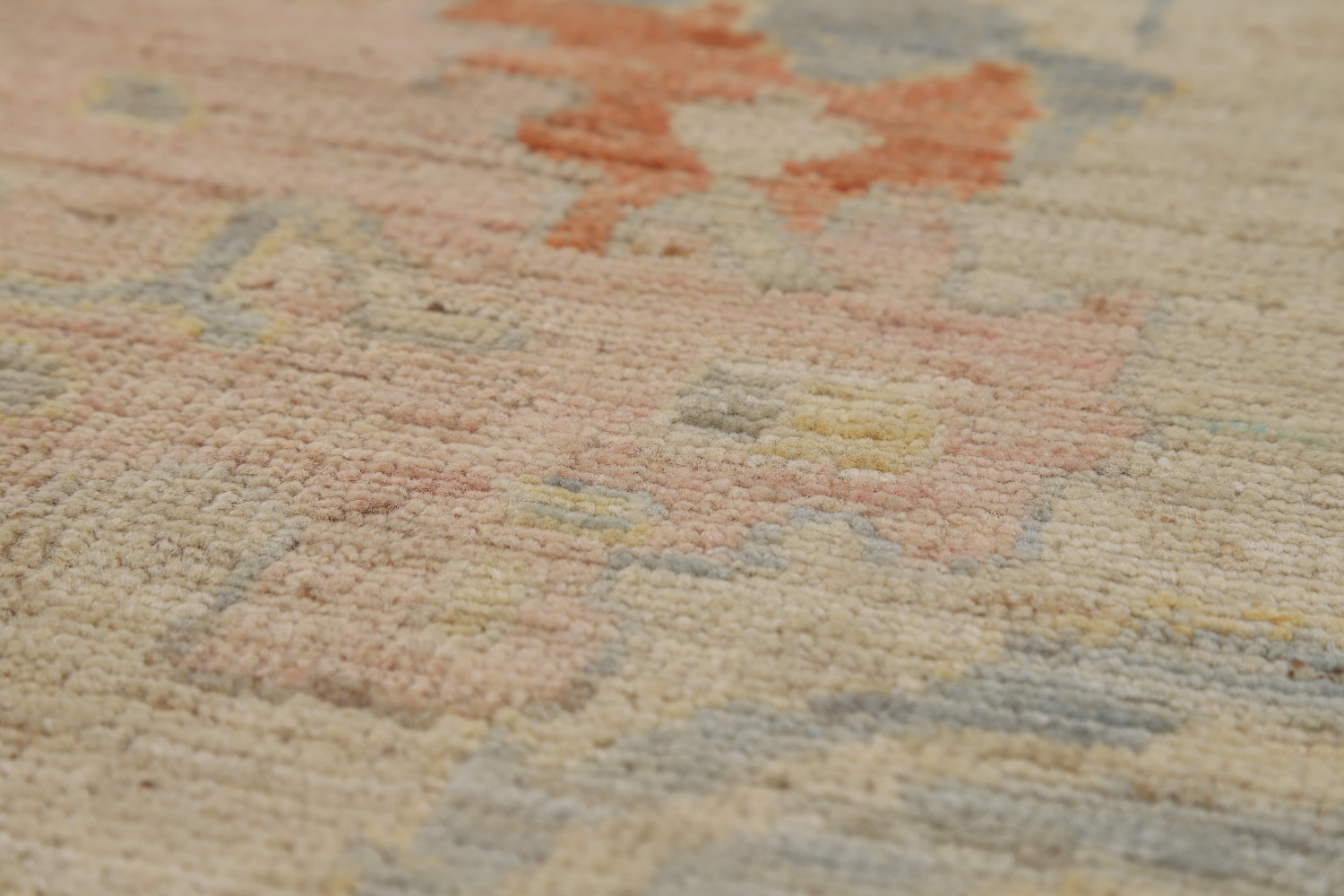Vegetable Dye Oushak Turkish Area Rug 7x10