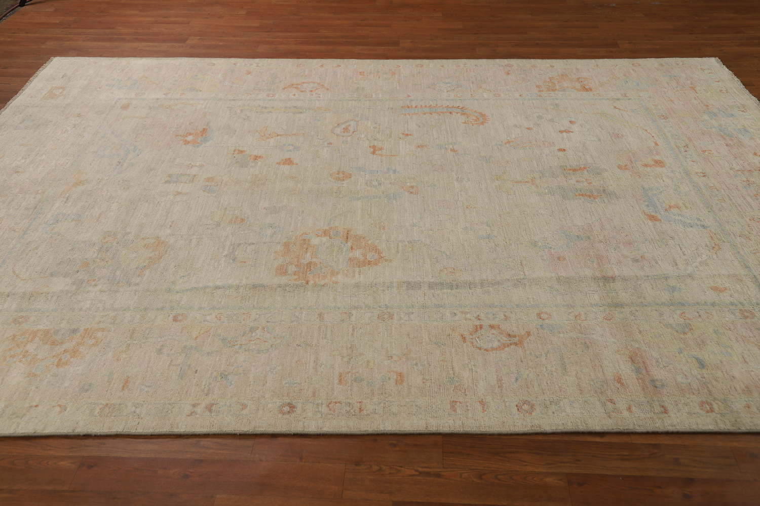Vegetable Dye Oushak Turkish Area Rug 7x10