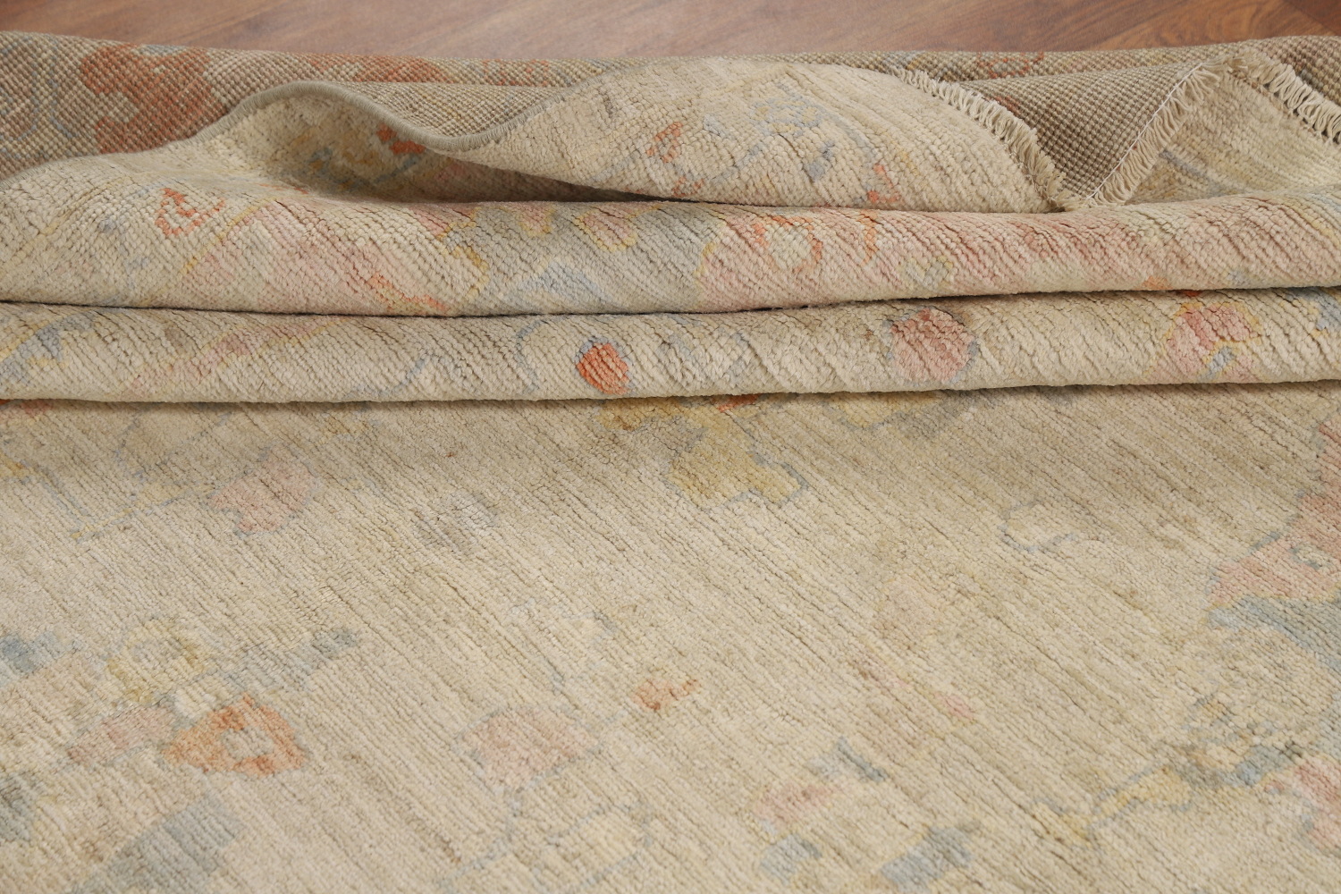 Vegetable Dye Oushak Turkish Area Rug 7x10