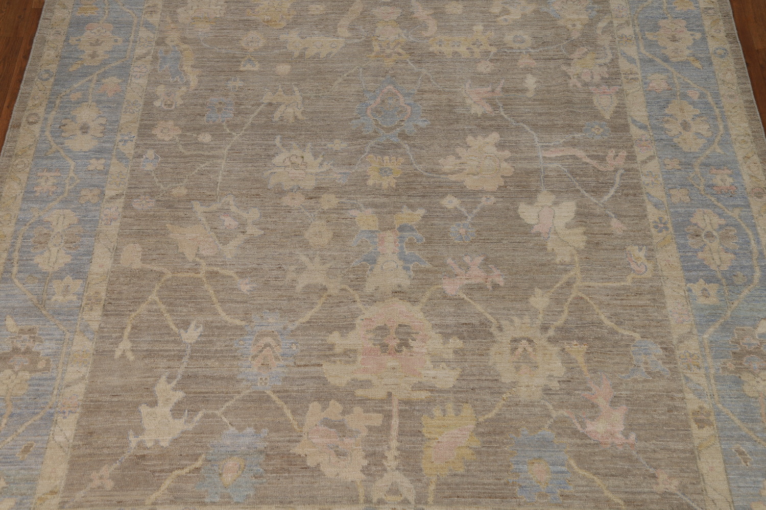 Vegetable Dye Wool Oushak Turkish Area Rug 8x10