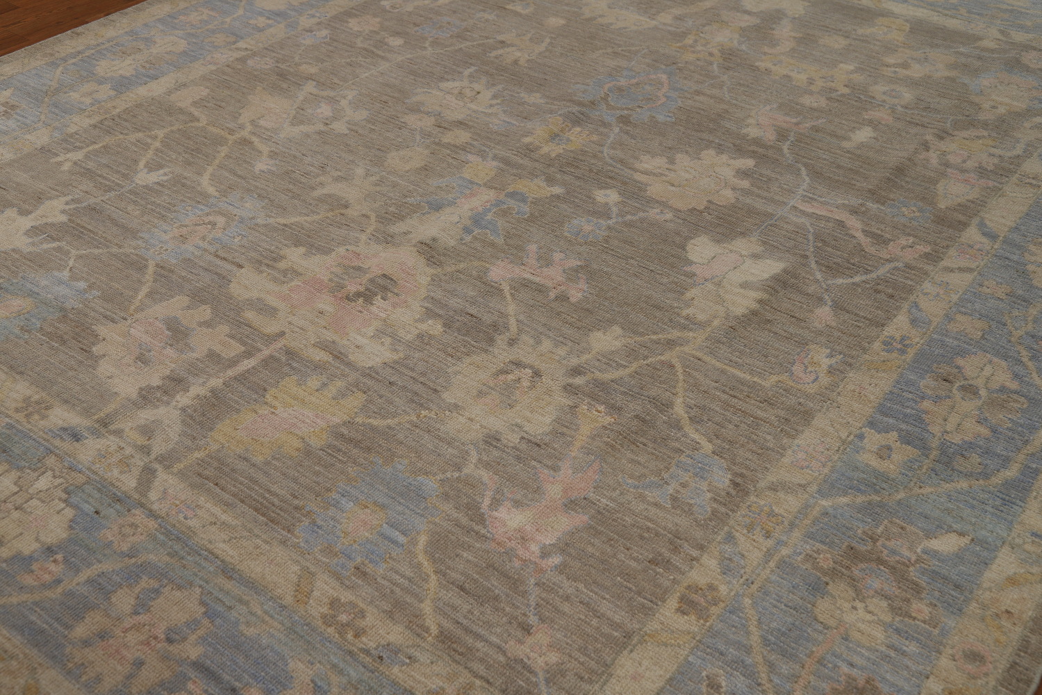 Vegetable Dye Wool Oushak Turkish Area Rug 8x10