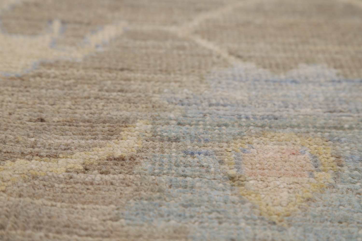 Vegetable Dye Wool Oushak Turkish Area Rug 8x10