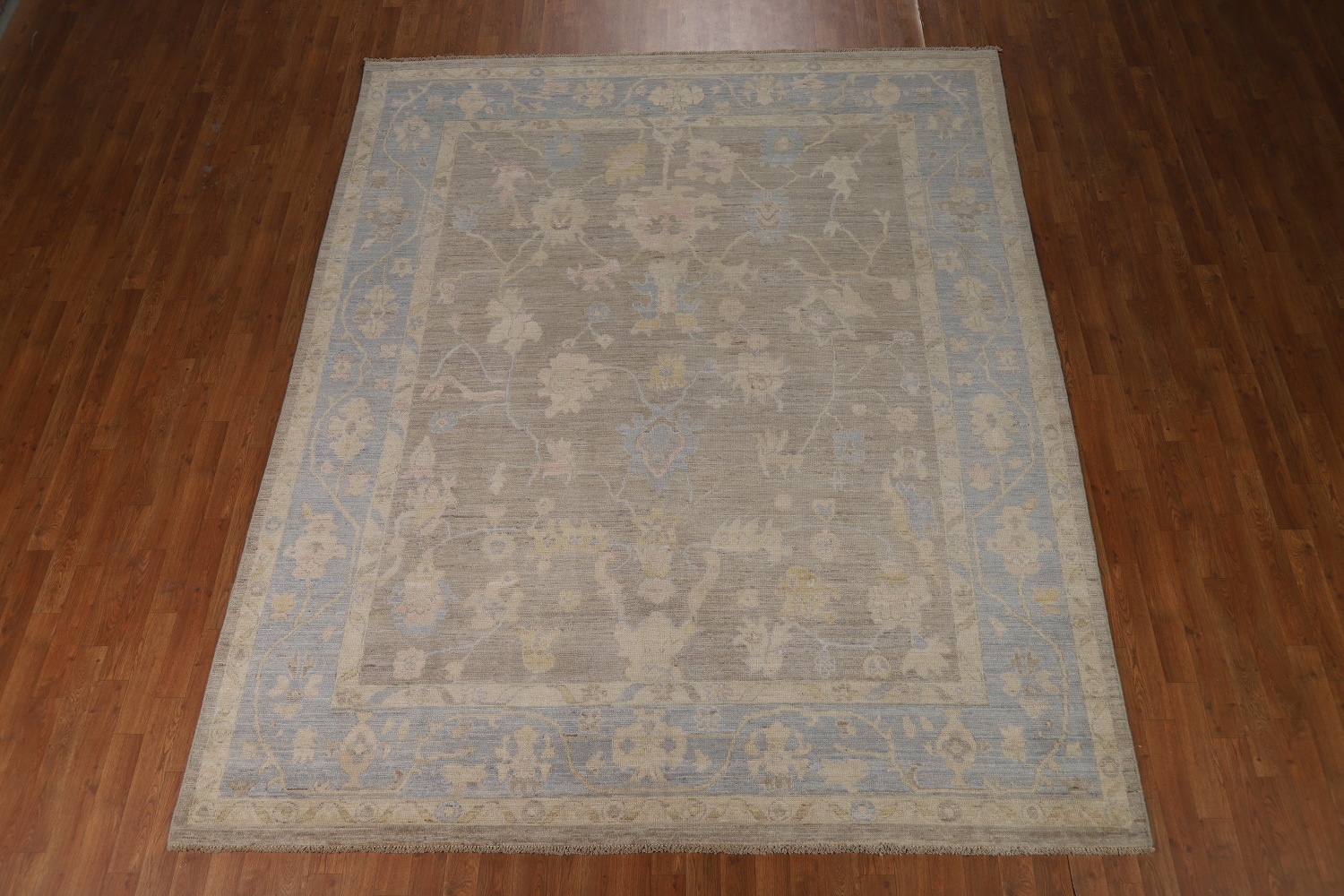 Vegetable Dye Wool Oushak Turkish Area Rug 8x10