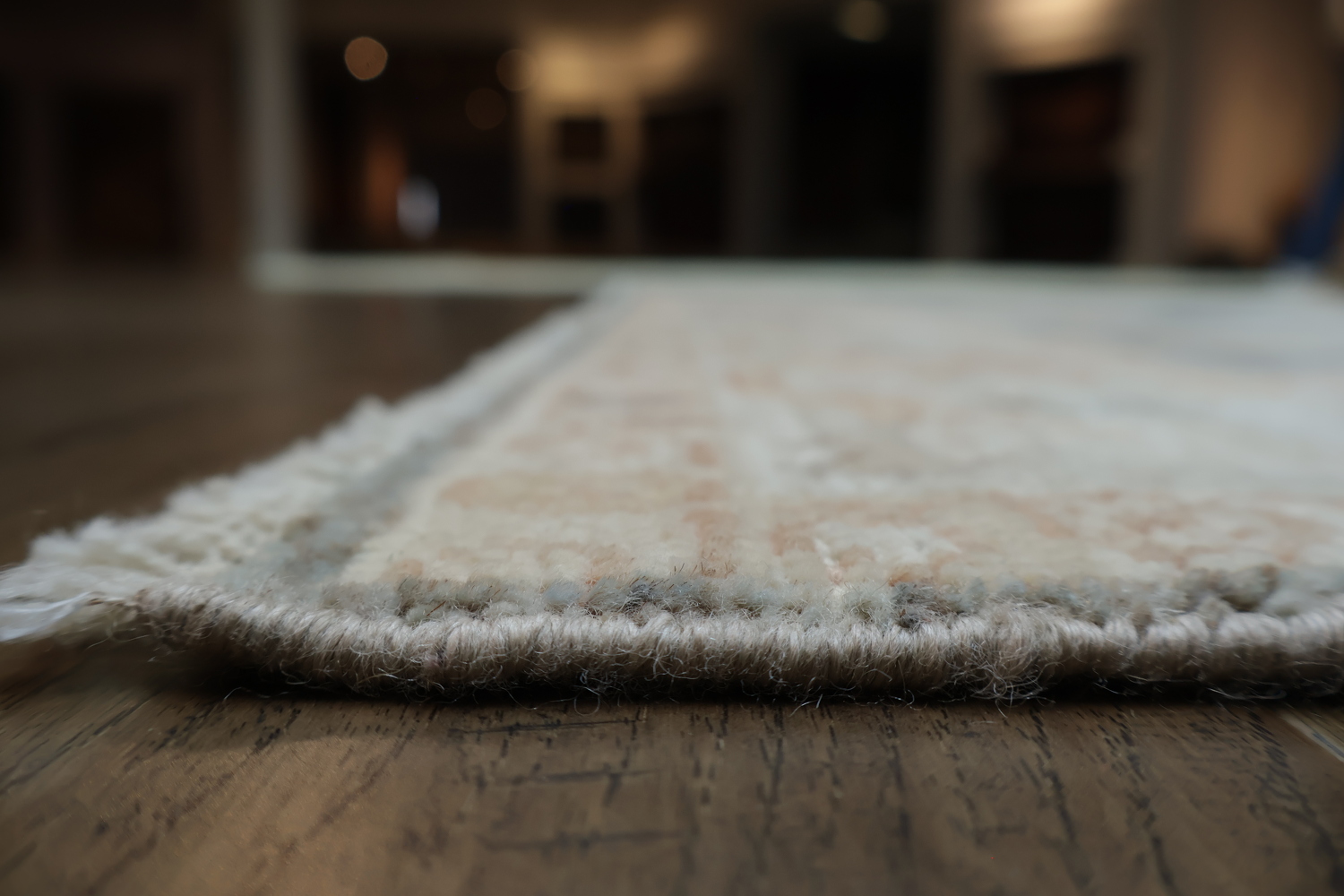 Vegetable Dye Gray Oushak Turkish Rug 4x6