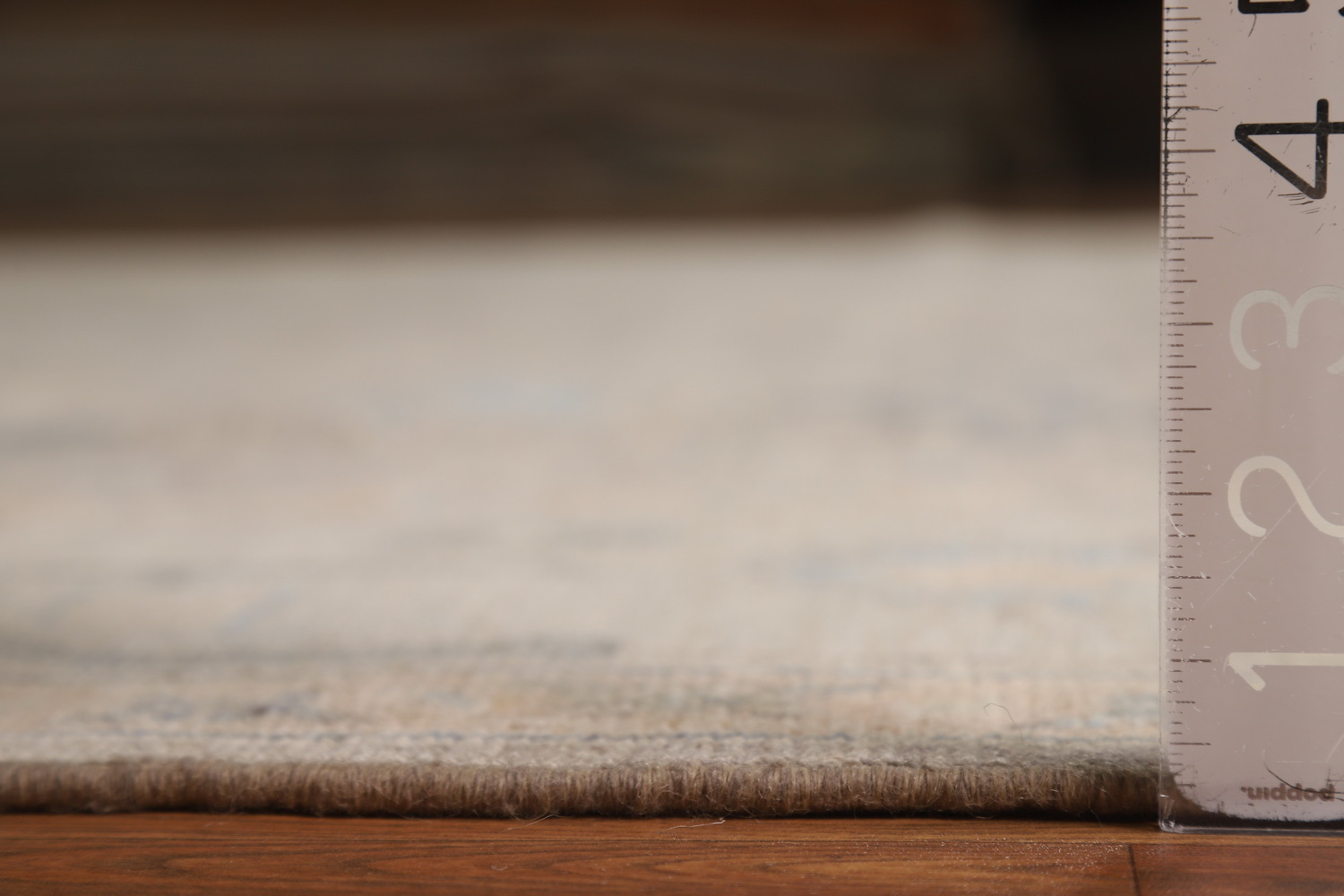 Vegetable Dye Brown Floral Oushak Turkish Area Rug 8x10