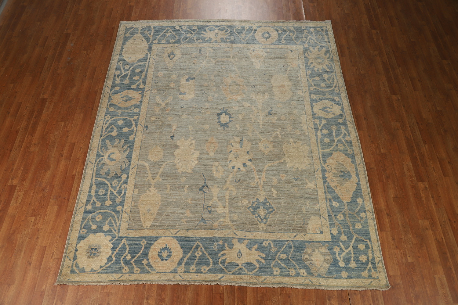 Vegetable Dye Wool Oushak Turkish Area Rug 8x10