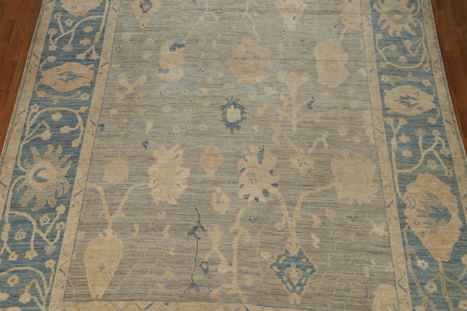 Vegetable Dye Wool Oushak Turkish Area Rug 8x10