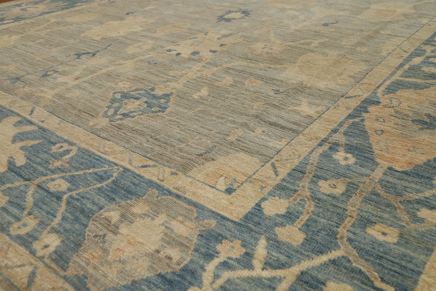 Vegetable Dye Wool Oushak Turkish Area Rug 8x10