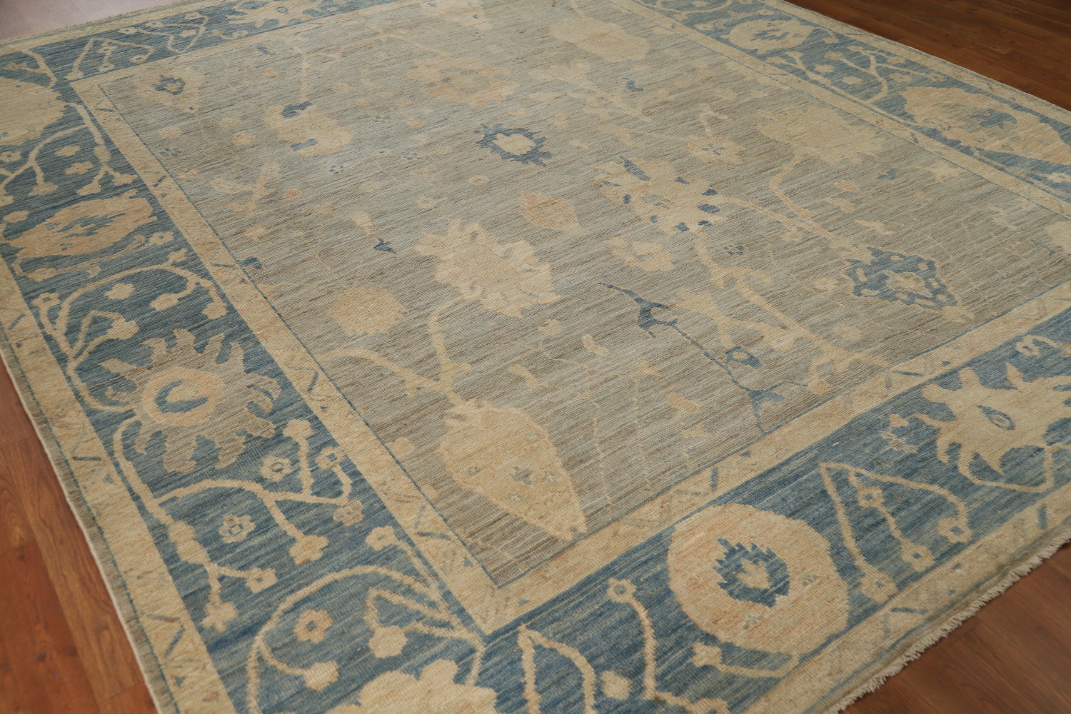 Vegetable Dye Wool Oushak Turkish Area Rug 8x10