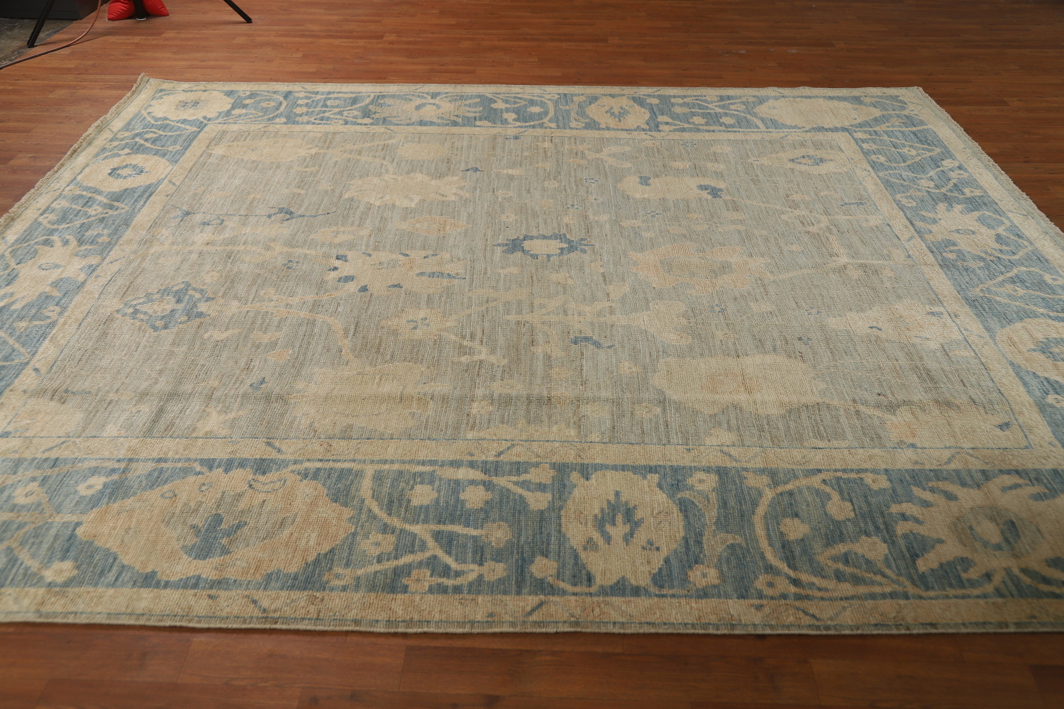 Vegetable Dye Wool Oushak Turkish Area Rug 8x10