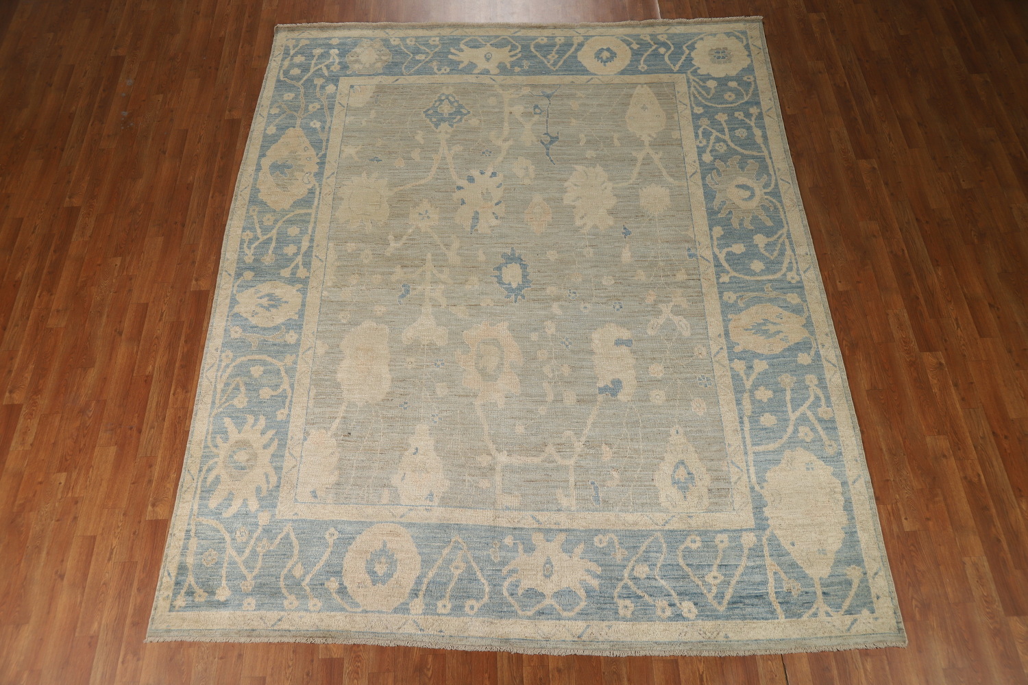 Vegetable Dye Wool Oushak Turkish Area Rug 8x10