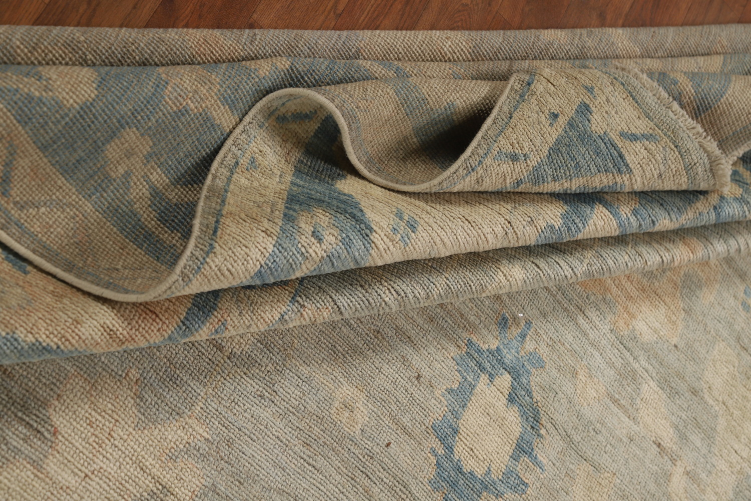 Vegetable Dye Wool Oushak Turkish Area Rug 8x10