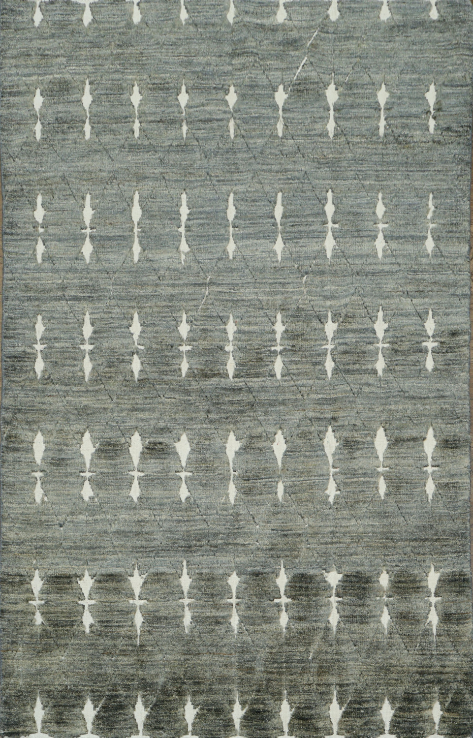 Trellis Wool Gabbeh Oriental Rug 4x6