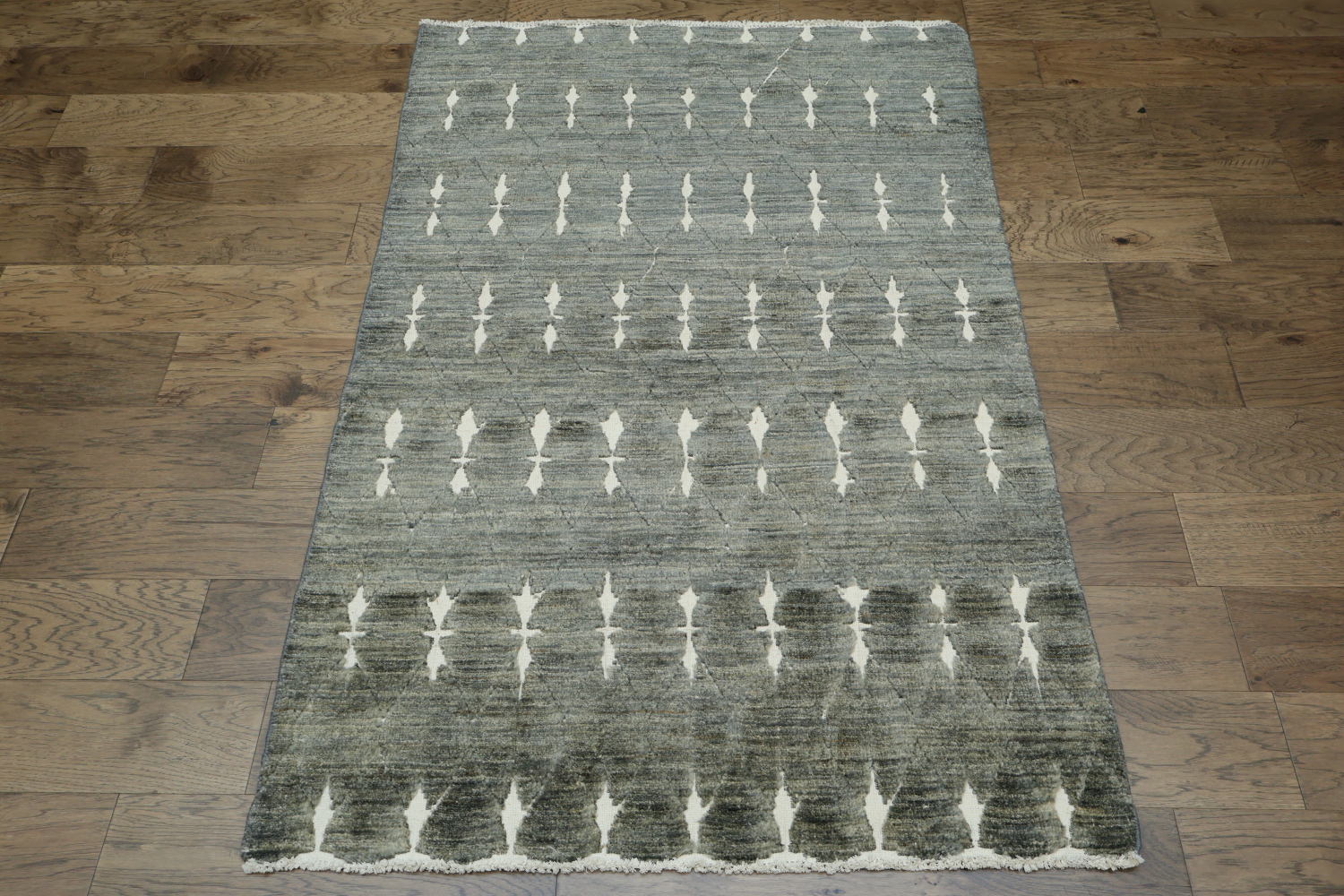 Trellis Wool Gabbeh Oriental Rug 4x6