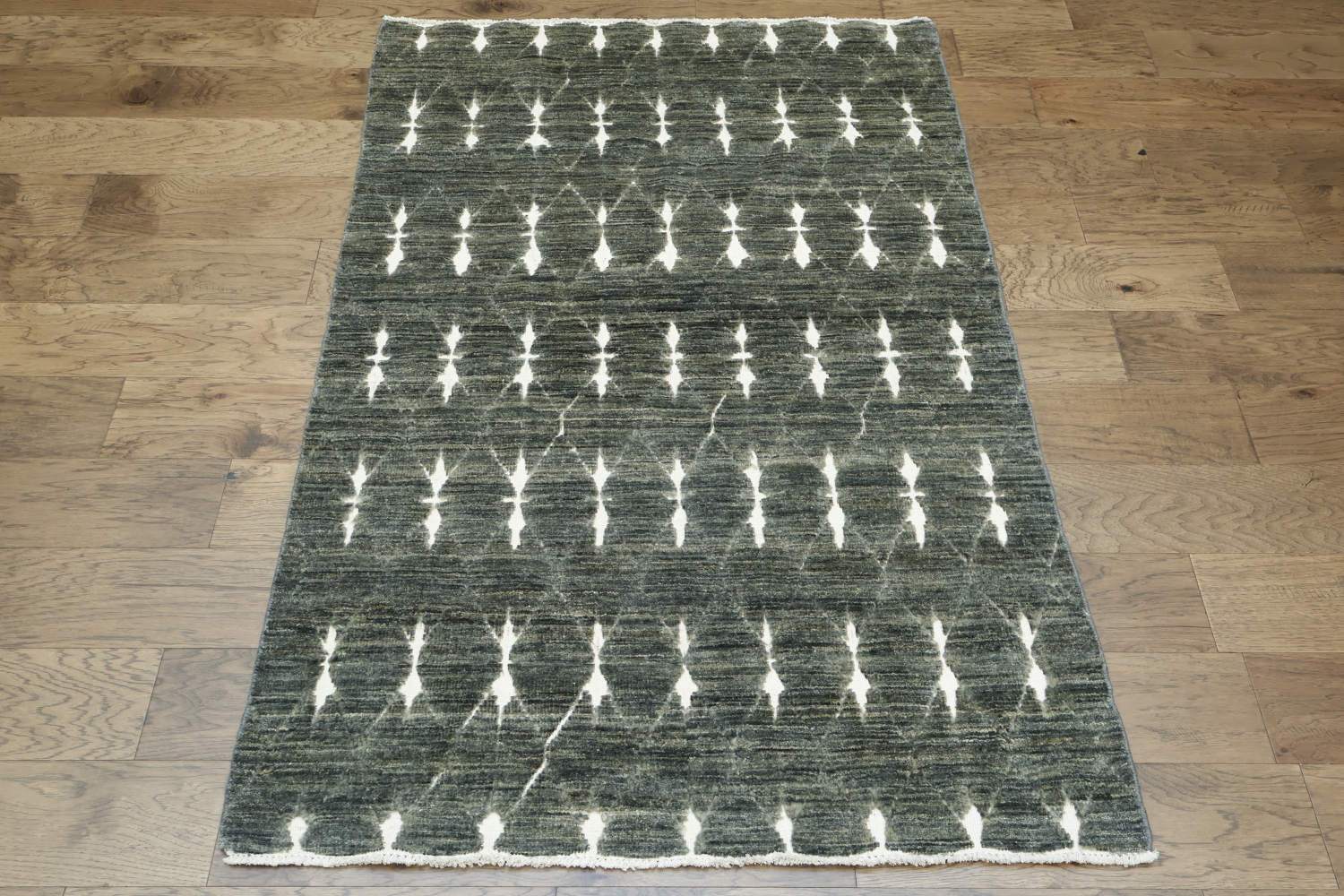 Trellis Wool Gabbeh Oriental Rug 4x6
