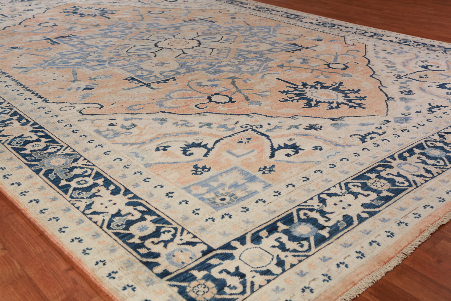 Vegetable Dye Wool Heriz Serapi Oriental Area Rug 9x12