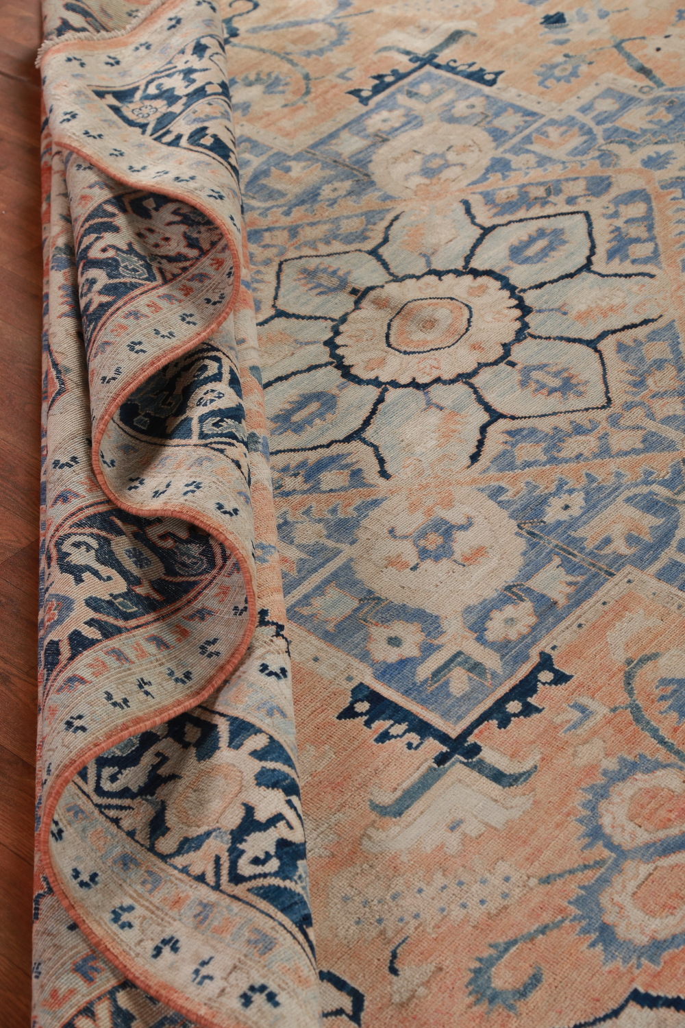 Vegetable Dye Wool Heriz Serapi Oriental Area Rug 9x12