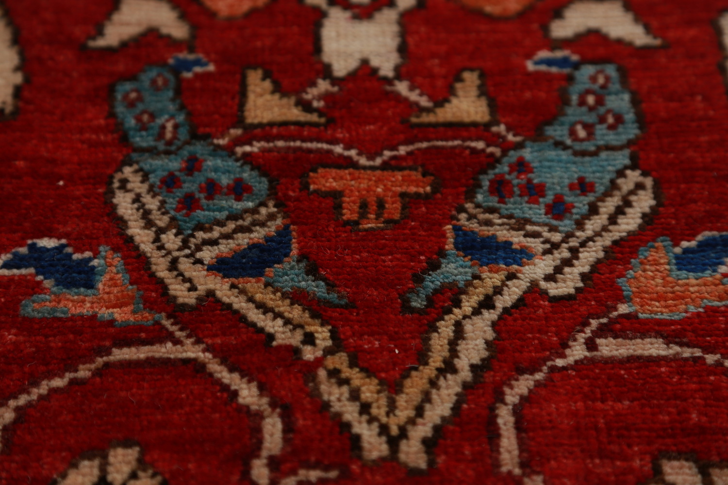 Vegetable Dye Animals Design Ziegler Oriental Area Rug 9x12