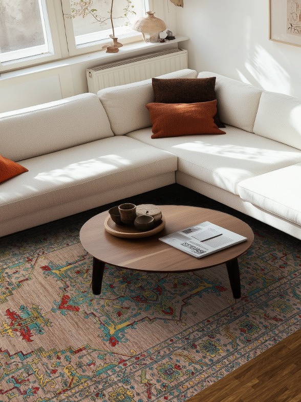 Vegetable Dye Ziegler Oriental Area Rug 7x10