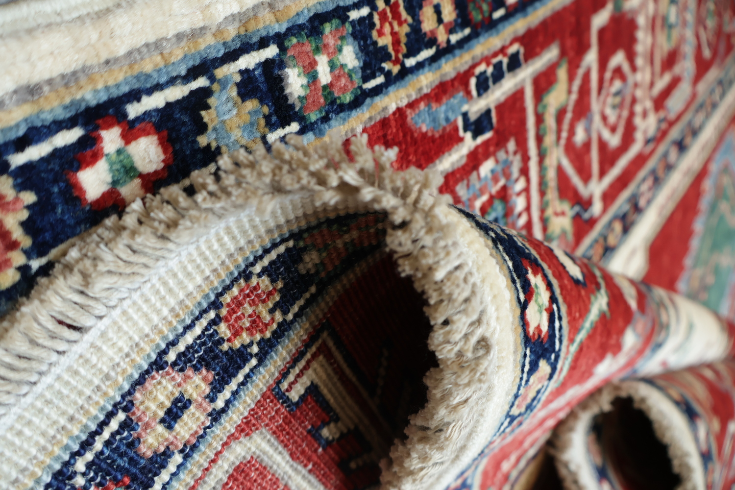 Vegetable Dye Heriz Serapi Oriental Rug 5x7