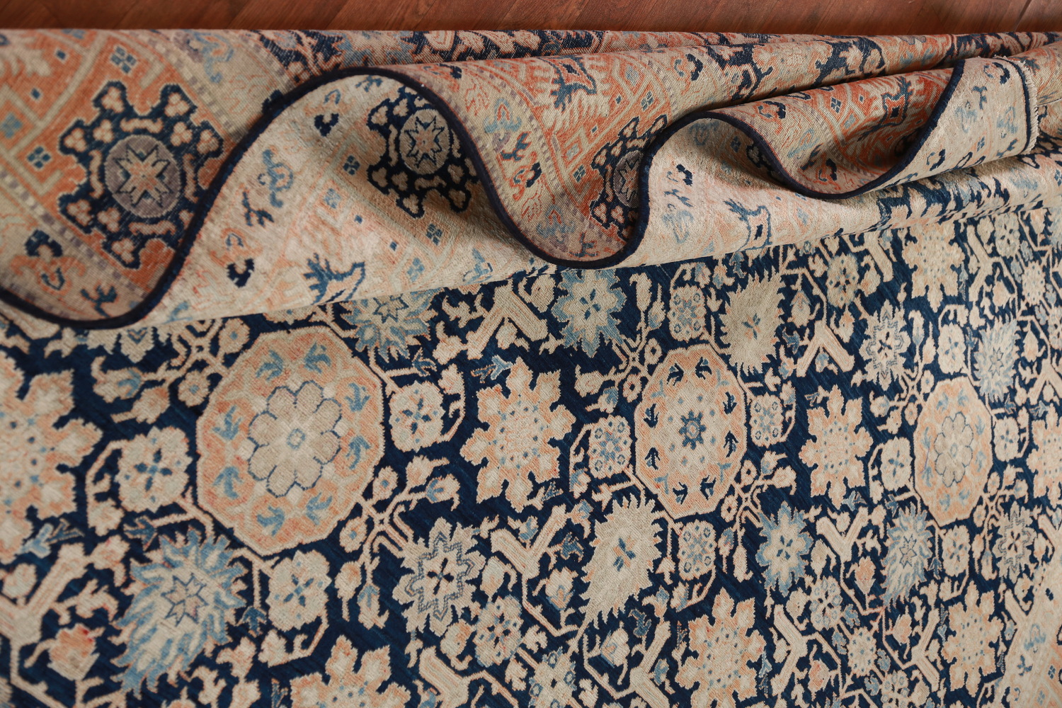 Vegetable Dye Blue Ziegler Oriental Area Rug 8x10