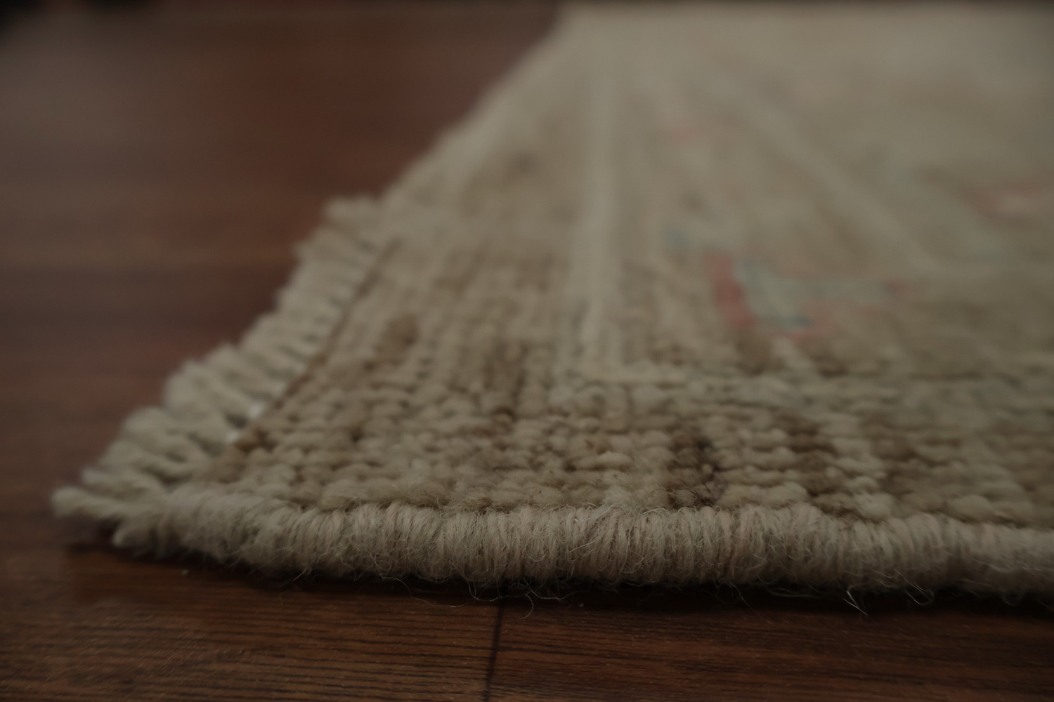 Soft Color Palette Oushak Area Rug 9x12 with Intricate Patterns