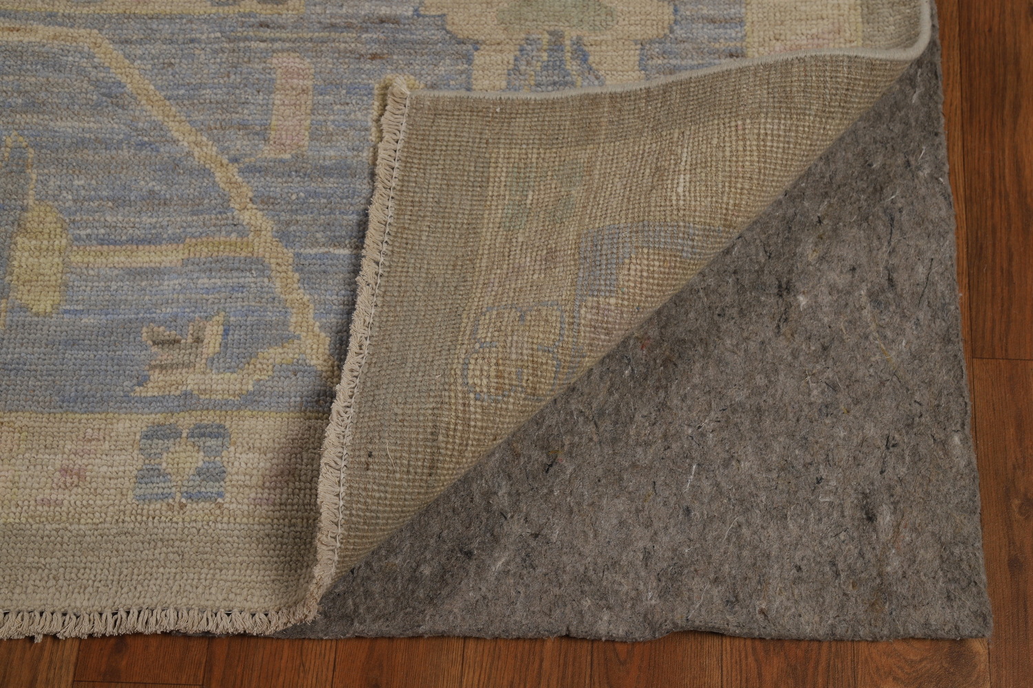 Vegetable Dye Floral Oushak Turkish Large Rug 10x14