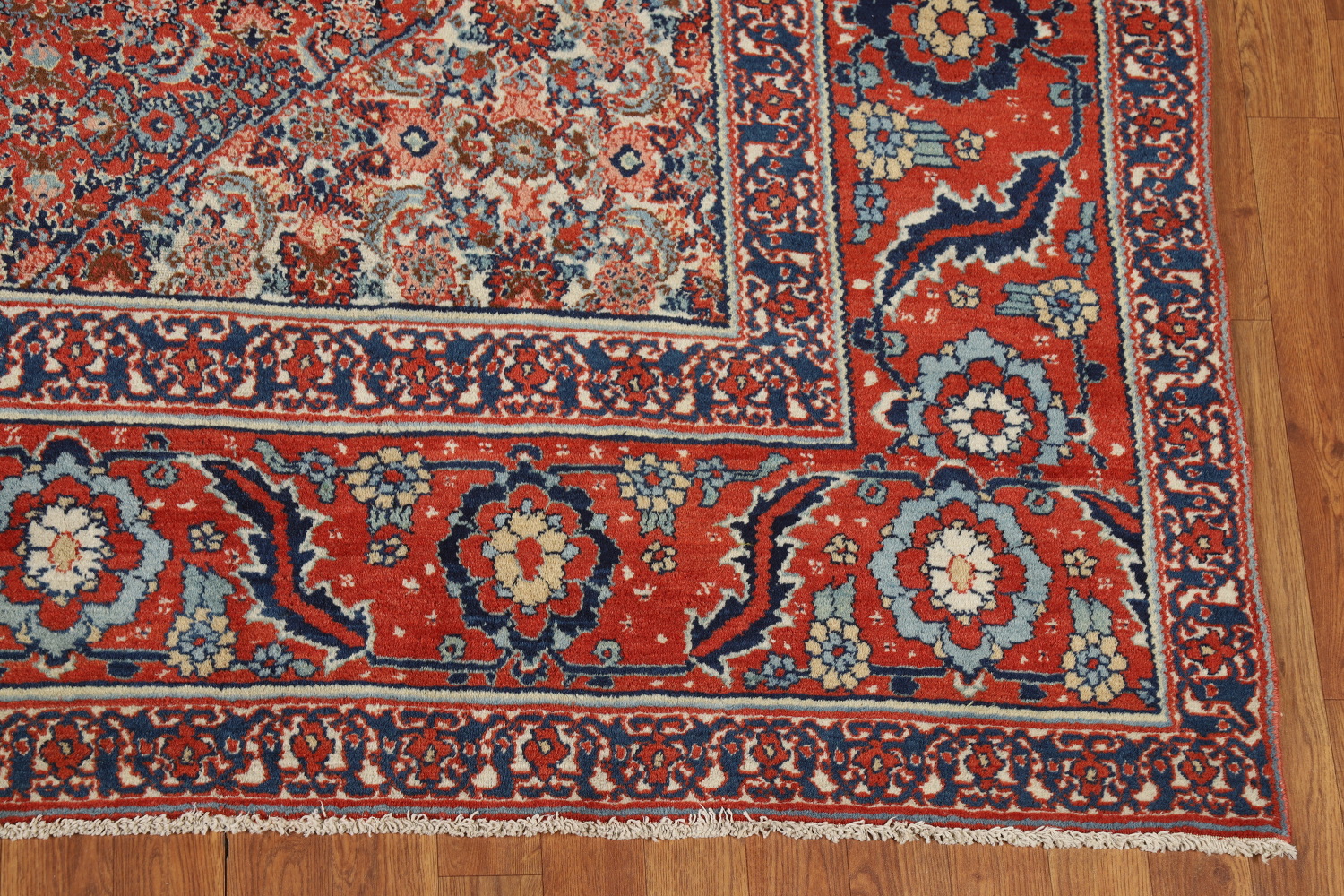 Antique Vegetable Dye Senneh Persian Area Rug 9x12