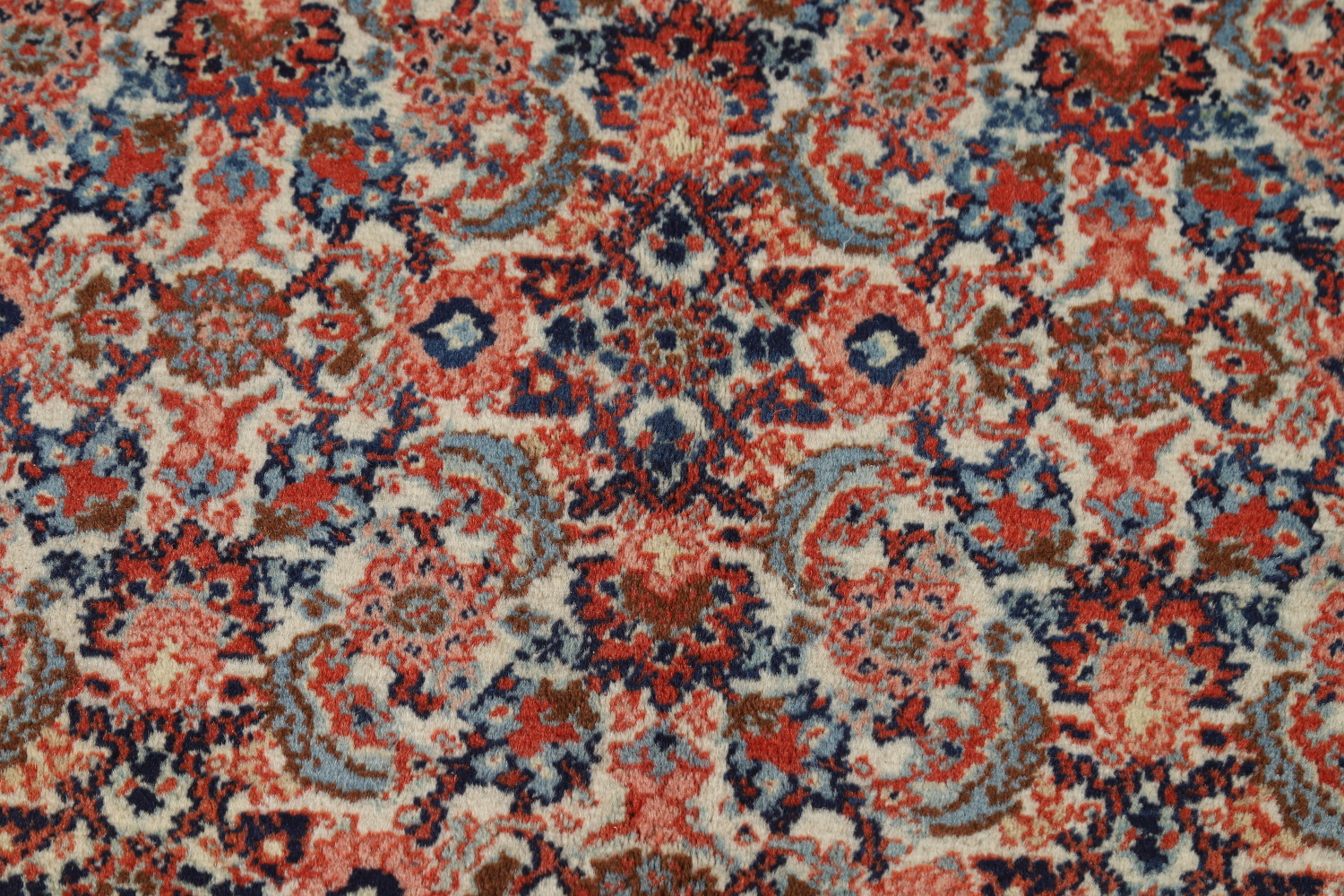 Antique Vegetable Dye Senneh Persian Area Rug 9x12