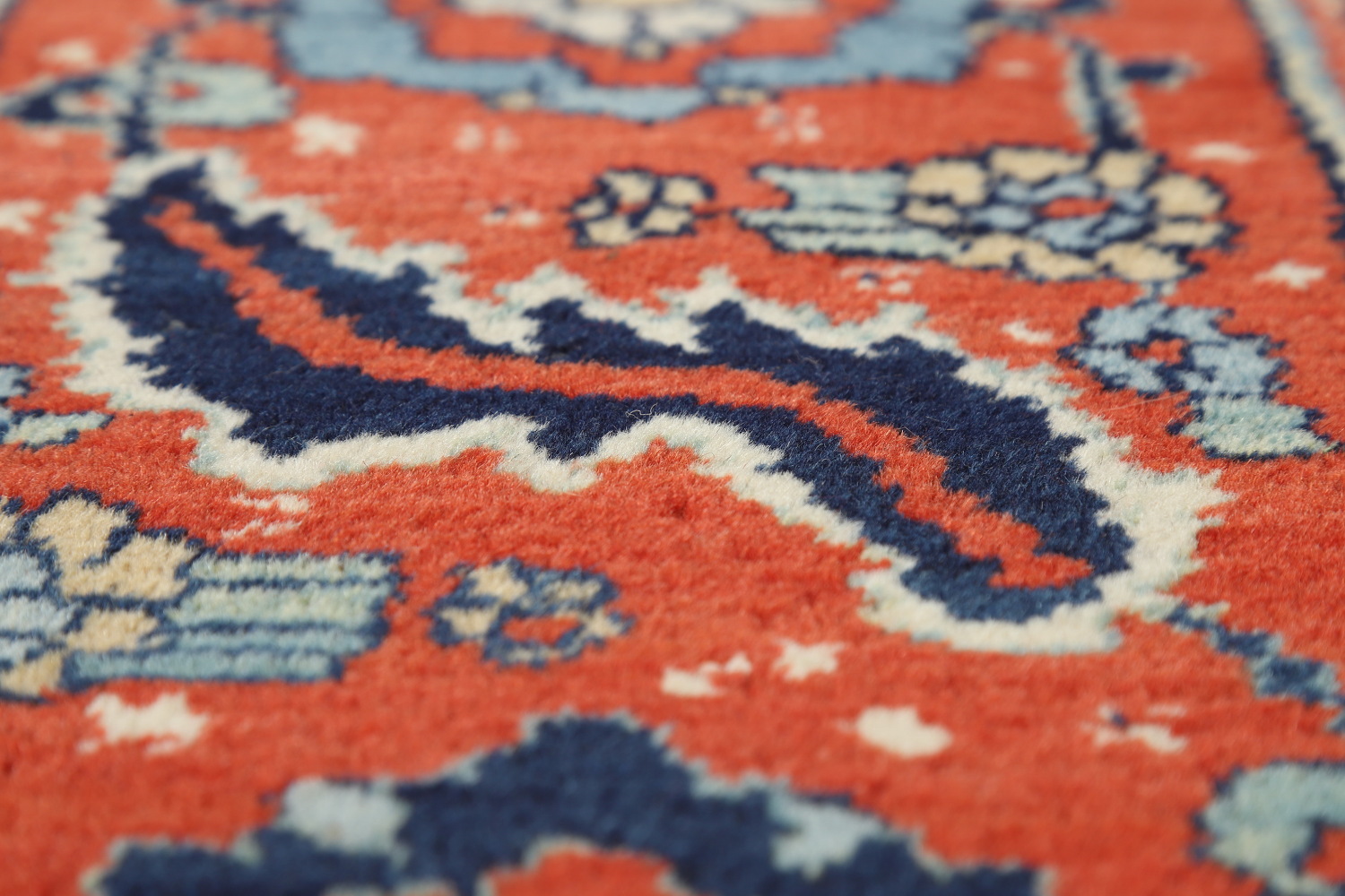 Antique Vegetable Dye Senneh Persian Area Rug 9x12