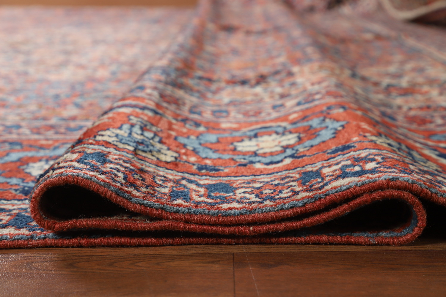 Antique Vegetable Dye Senneh Persian Area Rug 9x12