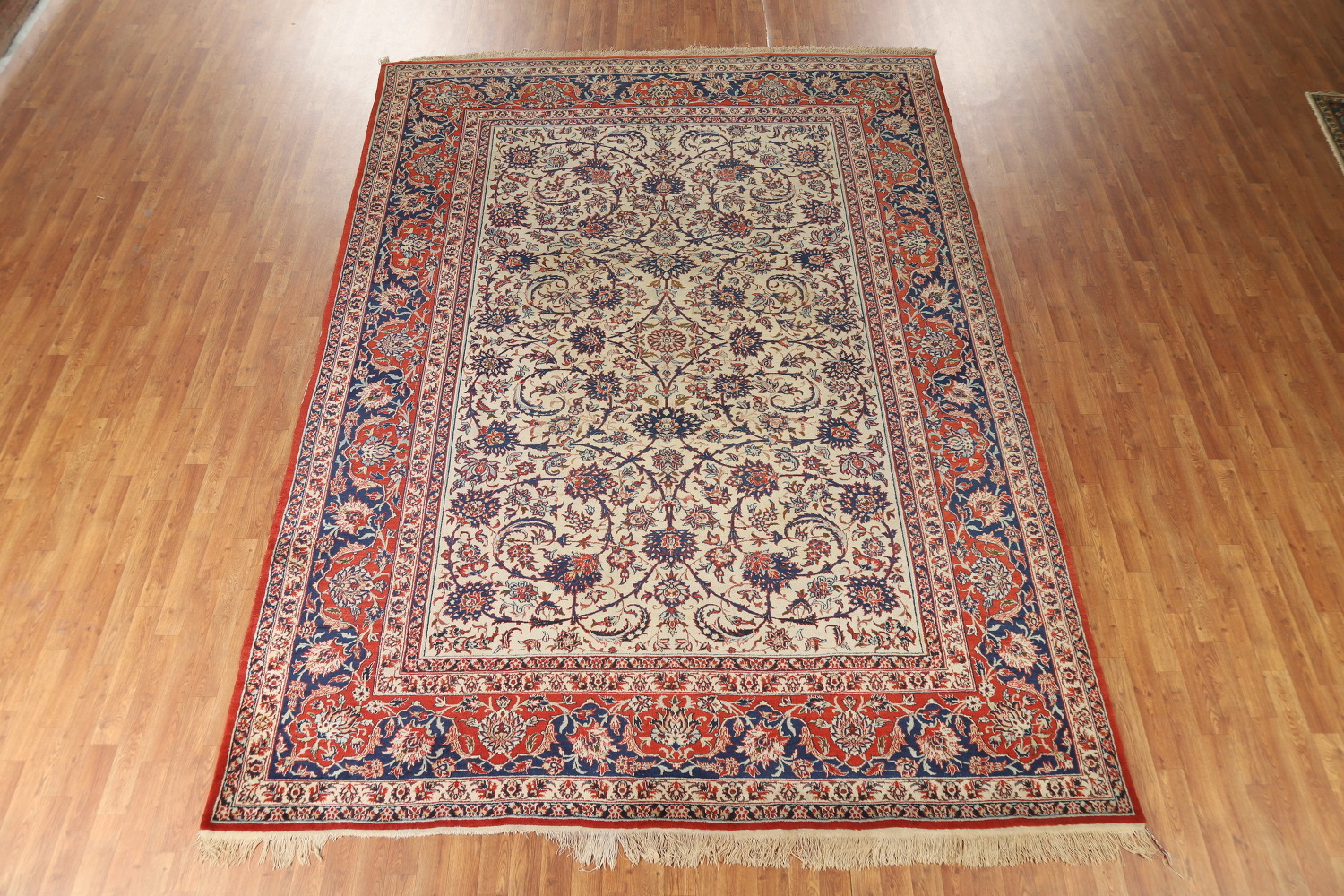 Vegetable Dye Antique Isfahan Persian Area Rug 9x12