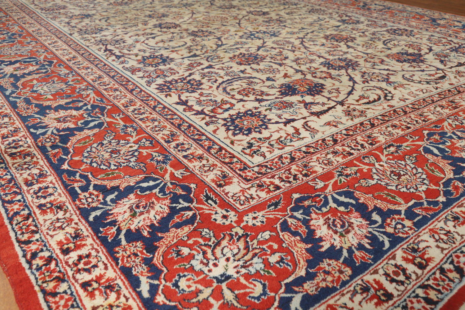 Vegetable Dye Antique Isfahan Persian Area Rug 9x12