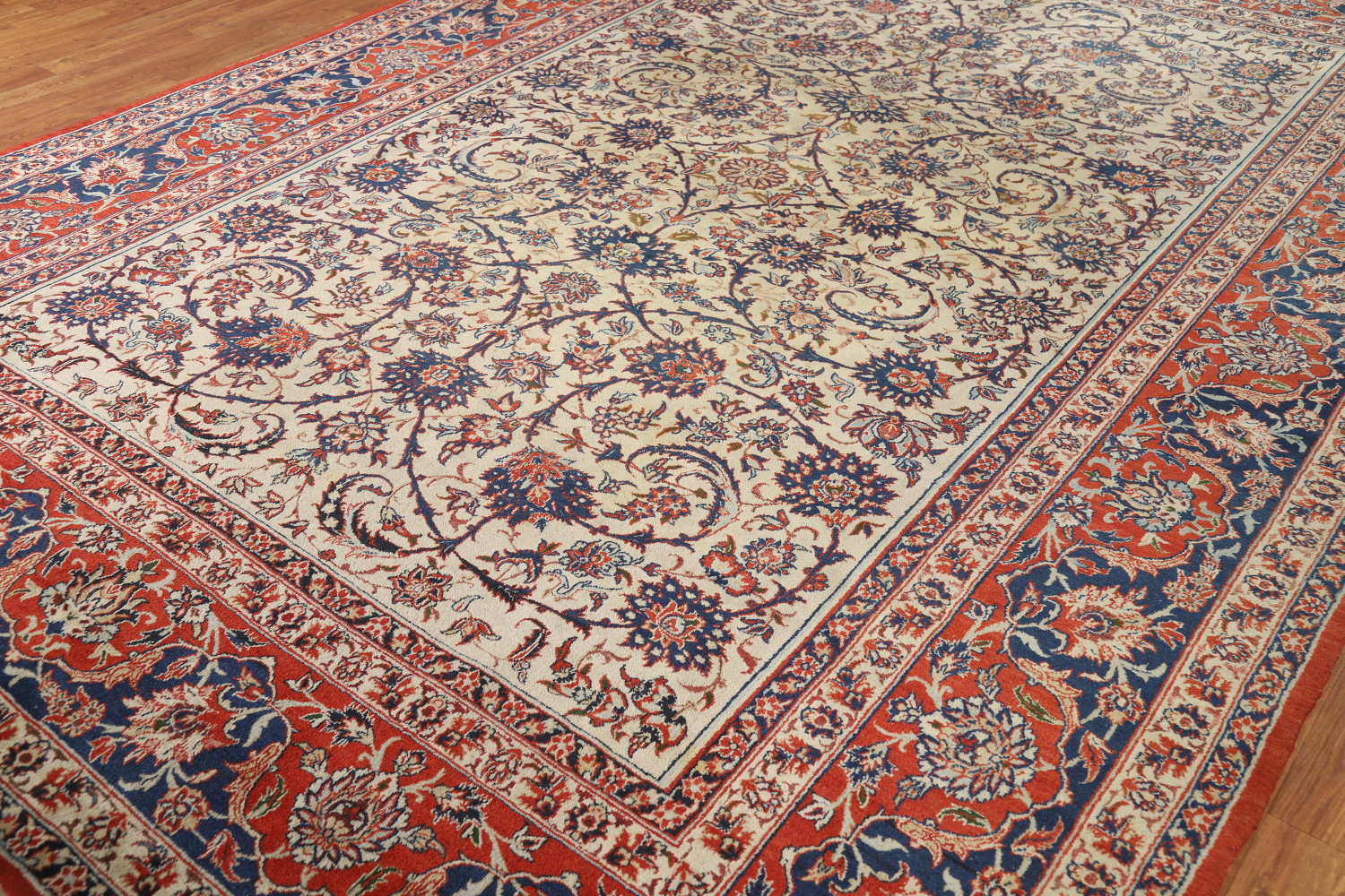 Vegetable Dye Antique Isfahan Persian Area Rug 9x12
