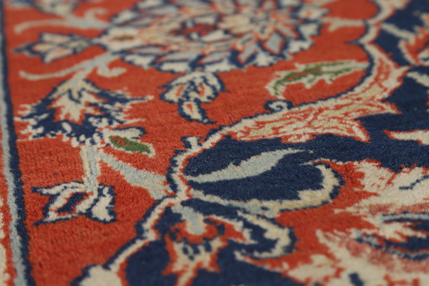 Vegetable Dye Antique Isfahan Persian Area Rug 9x12