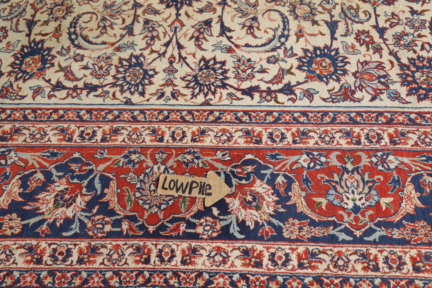 Vegetable Dye Antique Isfahan Persian Area Rug 9x12