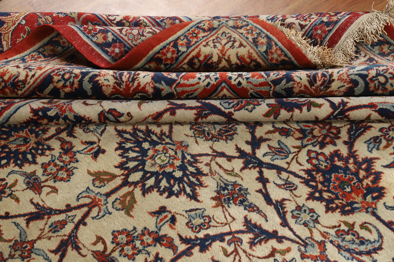 Vegetable Dye Antique Isfahan Persian Area Rug 9x12