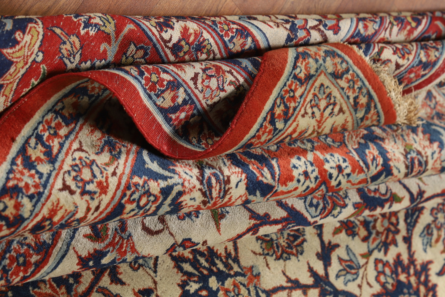 Vegetable Dye Antique Isfahan Persian Area Rug 9x12
