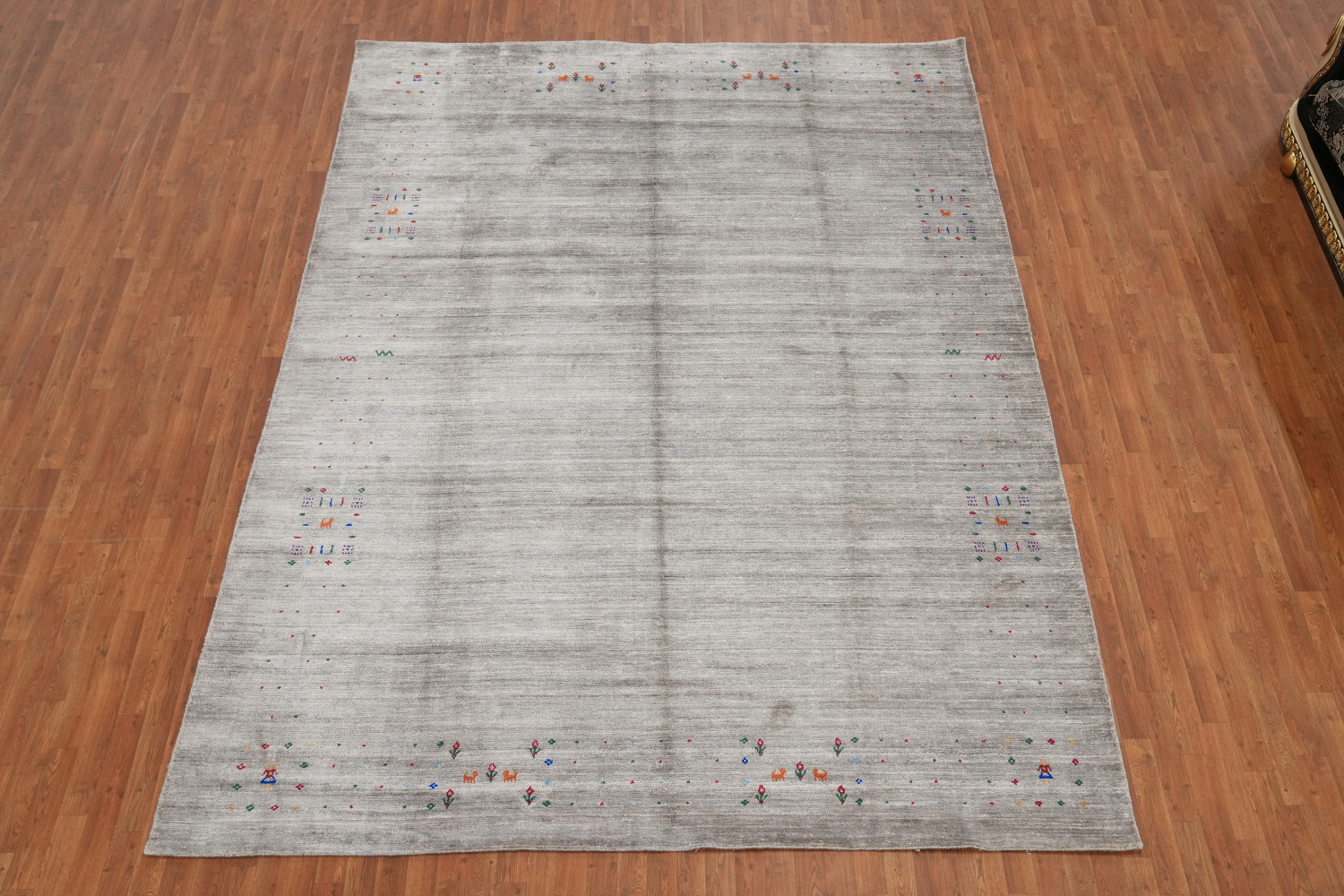 Tribal Wool Gabbeh Indian Area Rug 9x12