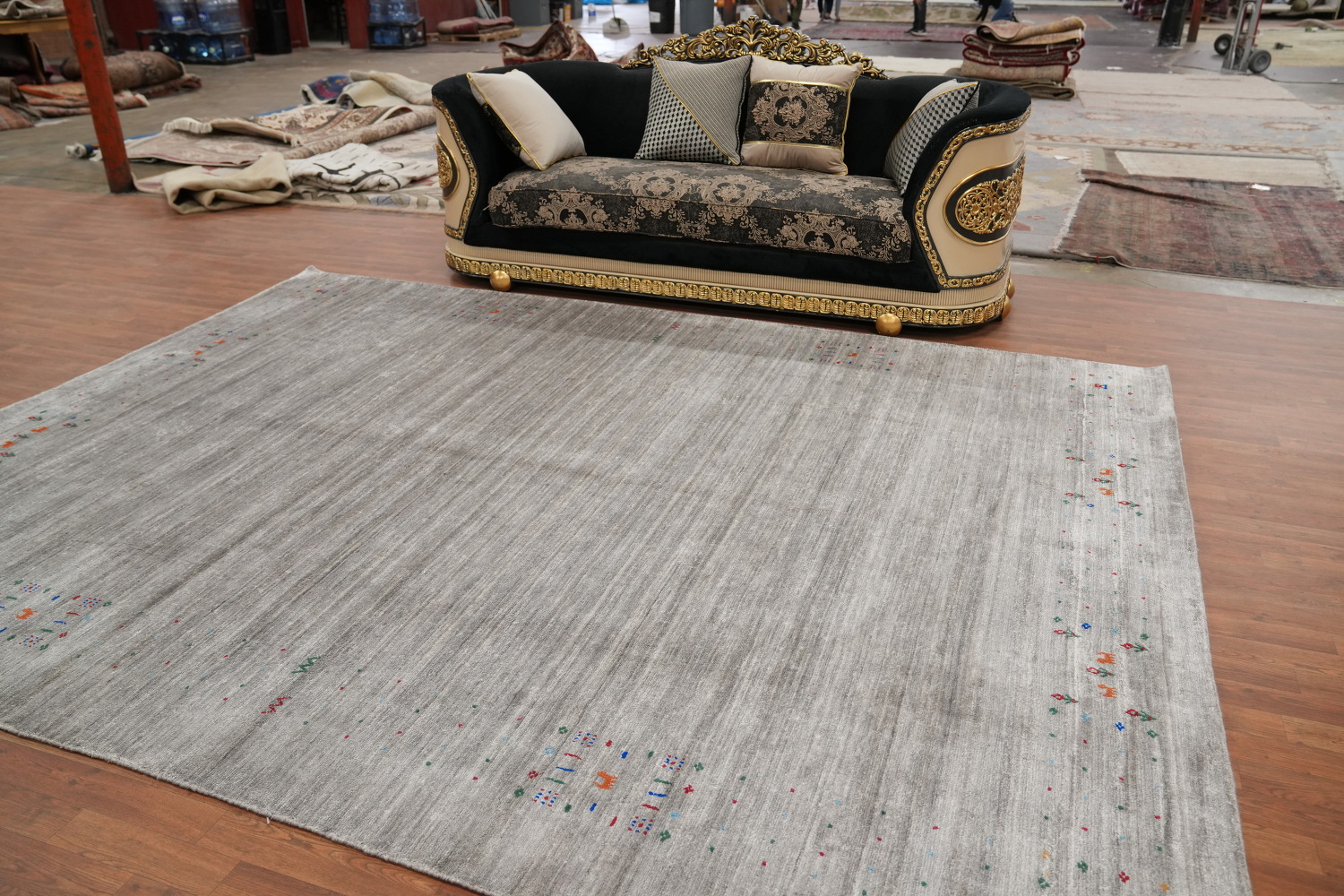 Tribal Wool Gabbeh Indian Area Rug 9x12