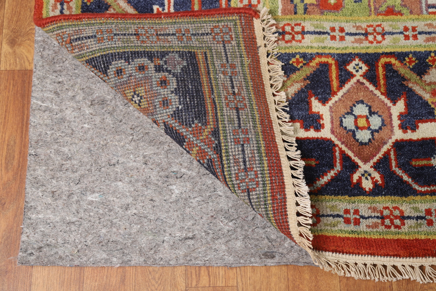 Wool Medallion Heriz Serapi Indian Area Rug 9x12