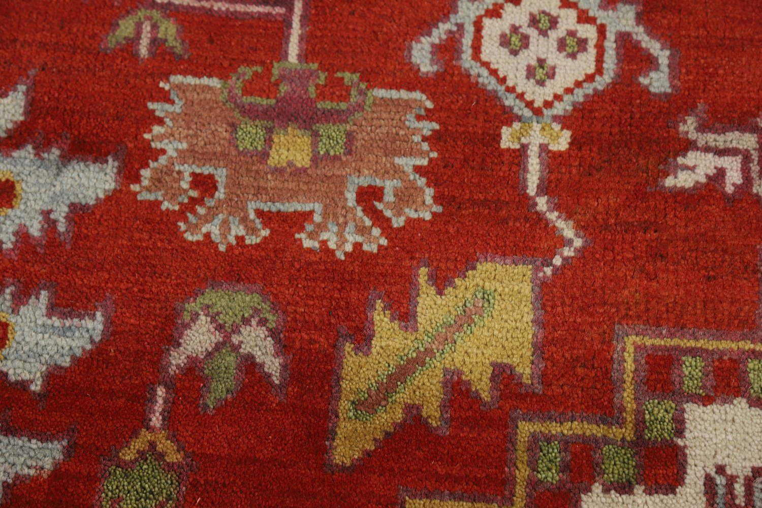 Wool Medallion Heriz Serapi Indian Area Rug 9x12