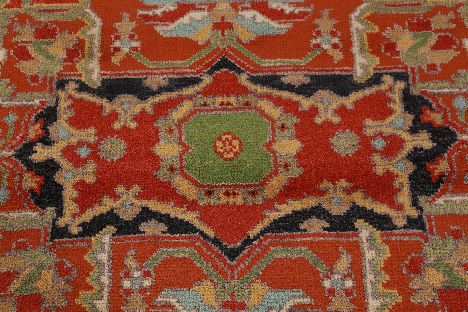 Handmade Heriz Serapi Indian Area Rug 9x12