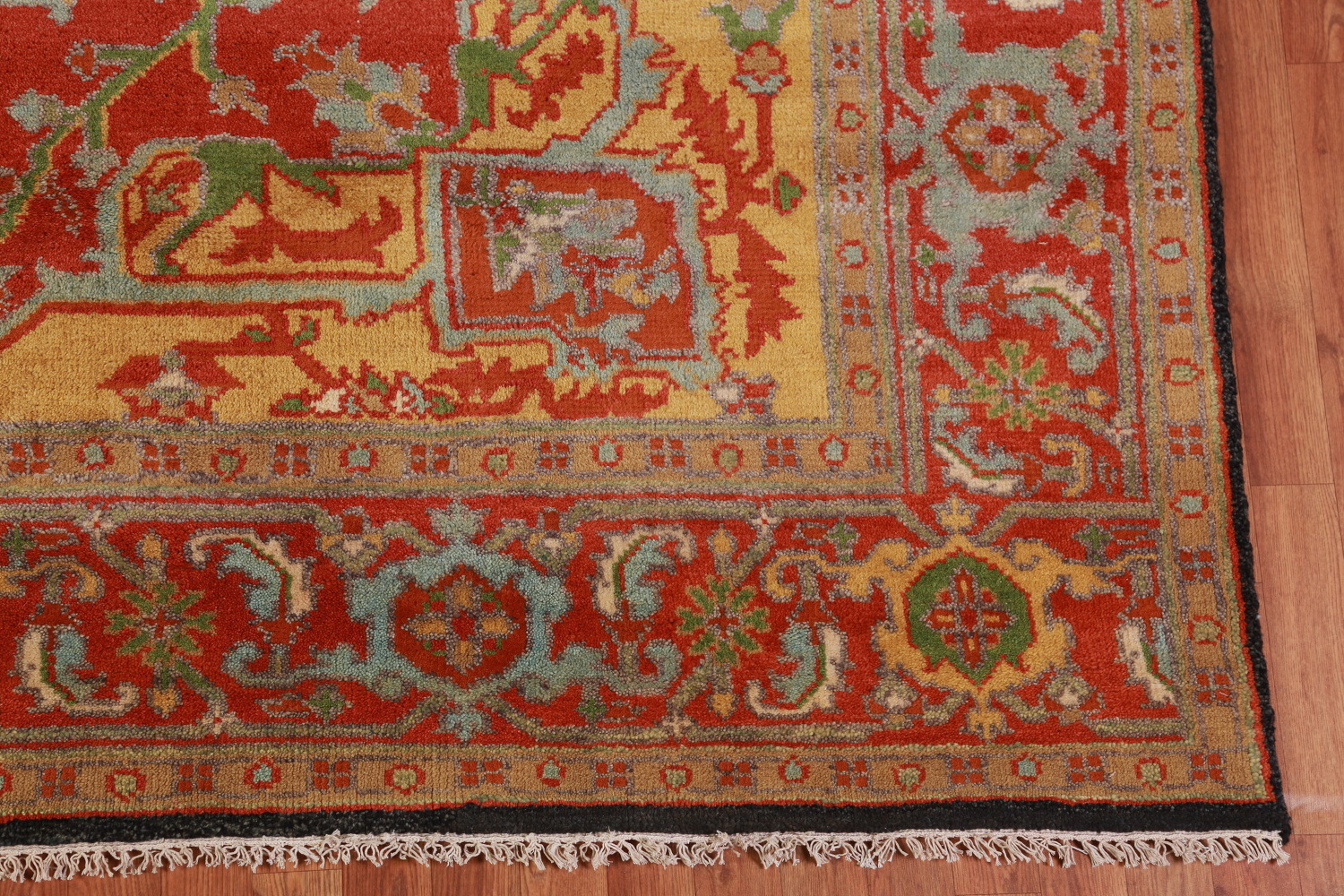 Handmade Heriz Serapi Indian Area Rug 9x12