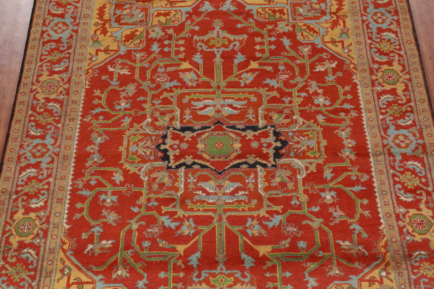Handmade Heriz Serapi Indian Area Rug 9x12