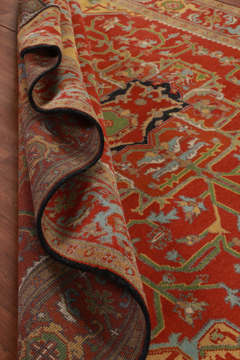 Handmade Heriz Serapi Indian Area Rug 9x12